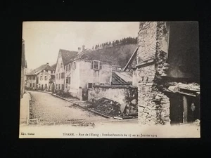CPA 68 THANN - Rue de l'Etang - Bombardements du 17 au 21 janvier 1915 - Imagen 1 de 2