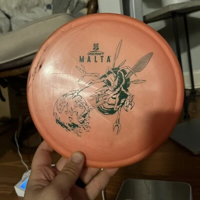 DISC GOLF DISCRAFT PAUL MCBETH BIG Z MALTA STABLE MID-RANGE 173-174g ORANGE - Image 1 of 3