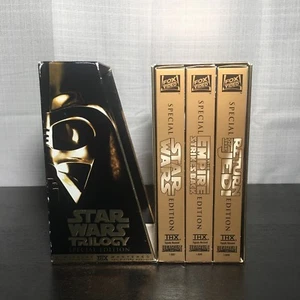 Star Wars Trilogy -Special Edition Gold VHS - Imagen 1 de 4