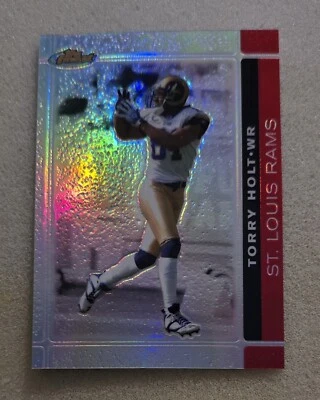 2007 Topps Finest TORRY HOLT #59 Refractor St. Louis Rams  - Image 1 of 2