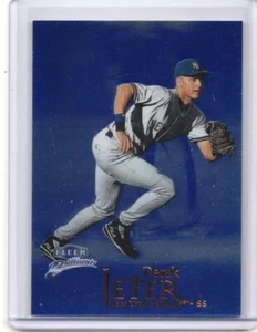 1999 Fleer Brilliants DEREK JETER Blue Parallel New York Yankees - Bild 1 von 2