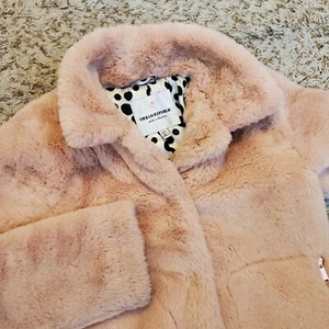 Urban Republic Girls Collection Pink Fur Jaceket Size L 6X - Picture 1 of 9