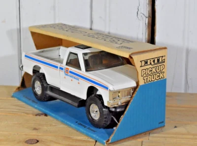 VINTAGE ERTL OUR TOWN HARDWARE STORE LIFTED PICKUP TRUCK CHEVY? GMC? SQUAREBODY? - Image 1 of 4