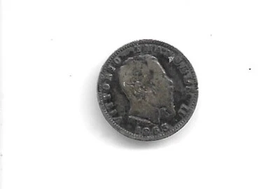 ITALY COIN - 20 CENTESIMI 1863M SILVER(CNS 3646) - Image 1 of 2