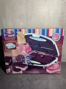 Sandwichera eléctrica retro para helados Nostalgia Electronics nueva en caja - Imagen 1 de 3