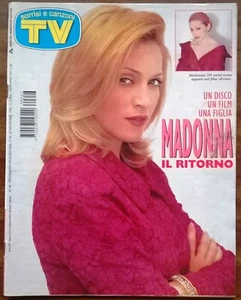MADONNA on Cover & Within Italian TV Magazine. Nov 1996. Free UK Post - Imagen 1 de 2