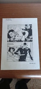 Tavola originale DIABOLIK " L'agonia di Eva" anno XXXIX n. 7 Enzo Facciolo - Imagen 1 de 6