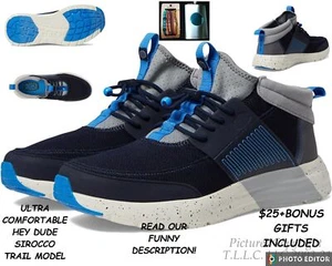 ZAPATOS SIROCO HEY DUDE NEGROS/NUEVOS CON ETIQUETAS TALLA = 9 + FRASCO DE BONIFICACIÓN + PULSERAS - Imagen 1 de 12