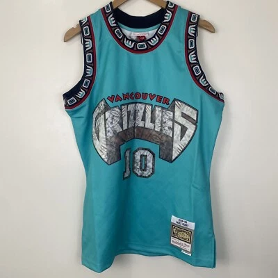 Camiseta Mitchell and Ness Mike Bibby Vancouver Grizzlies 1998-99 75th para hombre talla XL Foto 1 de 4