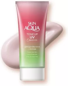 Skin Aqua Tone Up UV Essence Happiness Aura LSF50+/PA++++ 80g - Bild 1 von 6