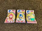 Jakks Sonic The Hedgehog - 2.5” Easter Wave Set Of 3 NEW Amy Pocky Sonic