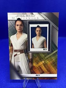 2022 Topps Star Wars Masterwork Rey SC-RS Commemorative Stamp Relic (B) SPM - Picture 1 of 2