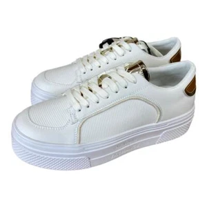 AX ARMANI EXCHANGE DAMEN SCHUHE SNEAKERS LEDER WEISS XDX116 - Bild 1 von 7