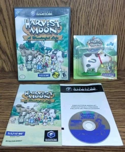 Harvest Moon: A Wonderful Life (Nintendo GameCube 2004) CIB + Collectible Figure - Picture 1 of 5