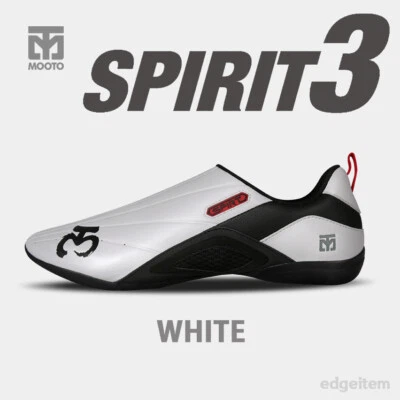 MOOTO Spirit 3 Shoes (White) Latest Martial Arts Fighter Footwear Spirit3 (S3) - Image 1 of 4