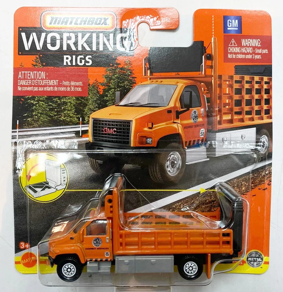Matchbox Working Rigs GM GMC 3500 Attenuator Truck - Image 1 of 1