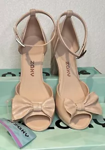 LADIES ZAXY DIVA BOW 21 BLUSH LADIES 3 4 5 6 7 8 COMFY ECO VEGAN RECYCLABLE - Picture 1 of 8