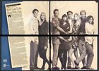 Lot (2) 1990s LUKE PERRY & Beverly Hills 90210 Cast Magazine Pull-Out Posters nb