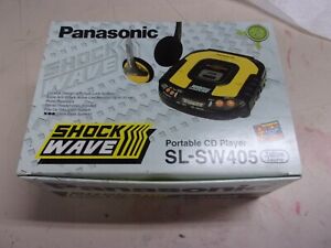 Panasonic SL-SW405  Portable Yellow CD Player Shockwave
