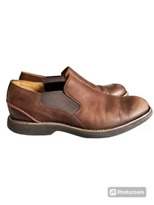 Sperry Mens Gold Cup Leather Slip On Shoes Size 9 Brown Loafers Office Casual - Picture 1 of 11