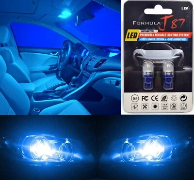 LED 5050 Light Blue 10000K 912 Two Bulbs Interior Map Replacement Upgrade Stock - Image 1 of 4