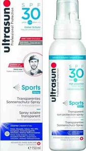 UltraSun Transparent Sun Protection Without Octocrylene Sports Spray SPF30 150ml - Picture 1 of 3