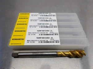 5 NEW! Kennametal M10x1.25 6H HSS Spiral Flute Tap 3 Flute KSP32 5417395 - Picture 1 of 3
