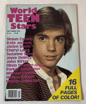 September 1978 WORLD TEEN STARS~Shaun Cassidy,Charlie's Angels,Three's Company+ Foto 1 de 3