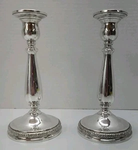Vtg Prelude International Sterling Silver Weighted Reinforced Candleholder 7.5" - Picture 1 of 13