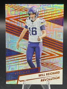 2025 Panini Revolution #194 - Will Reichard (Orange Levels /299) Minnesota Vikings - Bild 1 von 6
