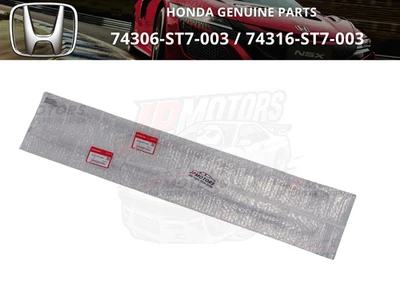HONDA Genuine ACURA Integra 2DR 94-01 DC1 DC2 Roof Side Molding Rh/Lh SET Rubber - Imagem 1 de 4