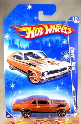 Chevy Nova 2009 Hot Wheels Snowflake #136 más rápido que nunca 10/10 marrón con dorado FTE Foto 1 de 4