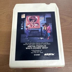 Aretha Franklin - Who’s Zoomin’ Who? ~ 8-Track ~ 1985 Arista S154407 ULTRA RARE - Picture 1 of 4