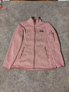 Women's LL Bean Fleece Zip Up Jacket Size Large - Picture 1 of 5