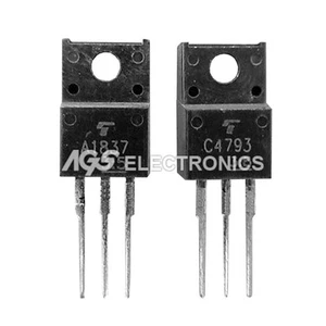 2SA 1837-2SC 4793 KIT PAIR TRANSISTOR - 1x2SA1837 1x2SC4793 - Picture 1 of 1