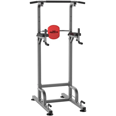 Power Tower Dip Station Adjustable Heavy Duty Pull Up Bar for Home Gym Workout - Image 1 of 4