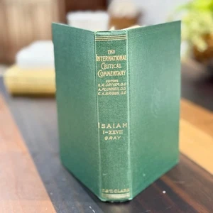 ISAIAH I-XXVII, George Gray, The International Critical Commentary **RARE** - Picture 1 of 15