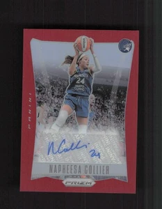 2024 Prizm WNBA #TB-NC Napheesa Collier Throwback Signatures Red /99 AUTO - Picture 1 of 2