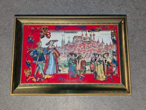 Vintage Nürnberger Germany Decorative Tin Box Empty Retro Collectible Storage - Foto 1 di 24