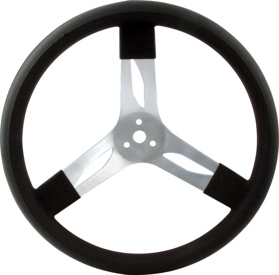 15in Steering Wheel Alum Black - Image 1 of 1
