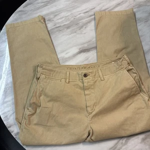 American Eagle Chico Pants, Tan, Sz. 34x30,  Relaxed Straight  - Picture 1 of 19