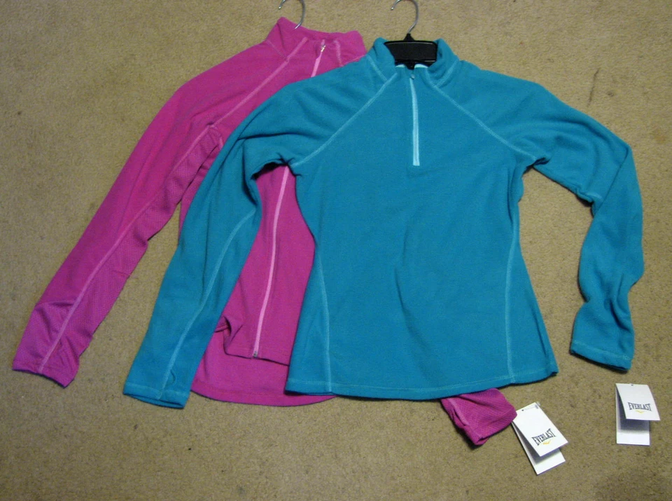 Mujer S Pequeño Everlast Microfleece 1/2 Cremallera Sudadera Top Chaqueta Pullover Foto 1 de 1