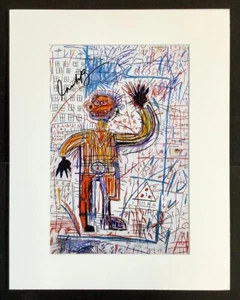 Jean-Michel Basquiat - 11x14 Inch Print - FRAME READY - Hand Signed Signature - Picture 1 of 12