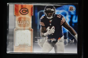 Tarjeta de fútbol americano 2014 Bowman #3 Alshon Jeffery Relic Chicago Bears casi nueva-como nueva - Imagen 1 de 2