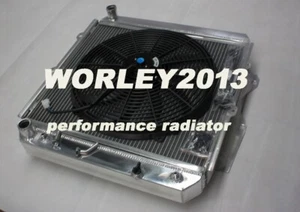 Alu radiator + fan for Land Cruiser LJ70 LJ73 LJ77 2.4TD 2LT 1990 1991 1992 1993 - Foto 1 di 13