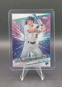 2024 Topps Series 2 Chrome Stars of MLB Sal Frelick Rookie #CSMLB-56 Brewers - Picture 1 of 2