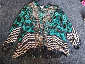 CAMILLA FRANKS SACROMONTE LACE UP BLOUSE - Picture 1 of 10