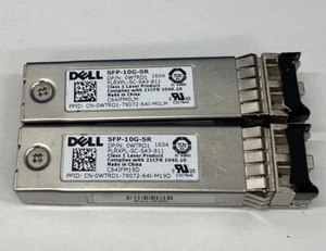 2 X Dell WTRD1 SFP-10G-SR Transceiver - Afbeelding 1 van 3