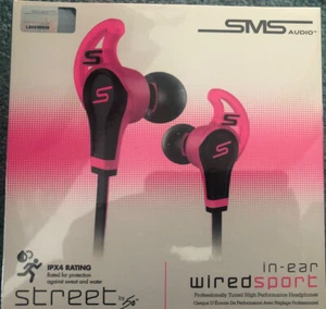 Brand New SMS Audio Street By 50 Cent Sport Earphones Professionally Tuned High - Picture 1 of 2