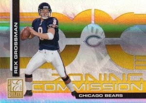 2007 DONRUSS ELITE ZONING COMMISSION GOLD PARALLEL REX GROSSMAN /1000 #ZC-13 - Picture 1 of 2